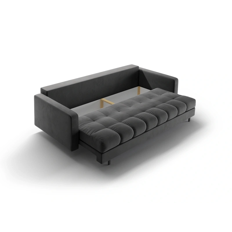 Sofa aksamitna 3-osobowa Bali z funkcją spania Cosmopolitan Design Sofa aksamitna 3-osobowa Bali z funkcją spania Cosmopolitan Design