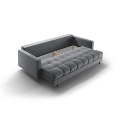 Sofa aksamitna 3-osobowa Bali z funkcją spania Cosmopolitan Design Sofa aksamitna 3-osobowa Bali z funkcją spania Cosmopolitan Design