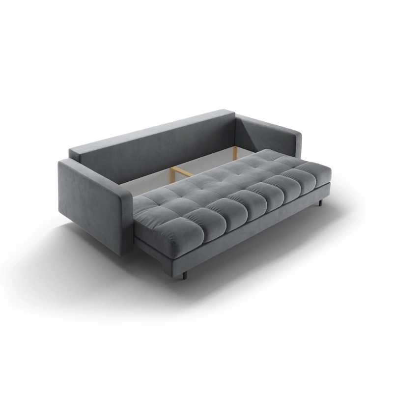 Sofa aksamitna 3-osobowa Bali z funkcją spania Cosmopolitan Design Sofa aksamitna 3-osobowa Bali z funkcją spania Cosmopolitan Design