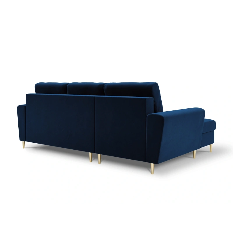 Narożnik aksamitny Kyoto z funkcją spania Cosmopolitan Design Narożnik aksamitny Kyoto z funkcją spania Cosmopolitan Design