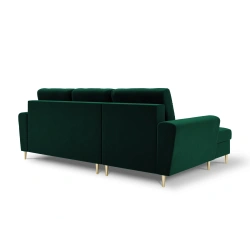 Narożnik aksamitny Kyoto z funkcją spania Cosmopolitan Design Narożnik aksamitny Kyoto z funkcją spania Cosmopolitan Design
