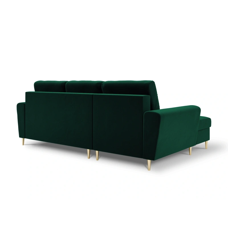 Narożnik aksamitny Kyoto z funkcją spania Cosmopolitan Design Narożnik aksamitny Kyoto z funkcją spania Cosmopolitan Design