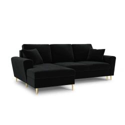 Narożnik aksamitny Kyoto z funkcją spania Cosmopolitan Design Narożnik aksamitny Kyoto z funkcją spania Cosmopolitan Design