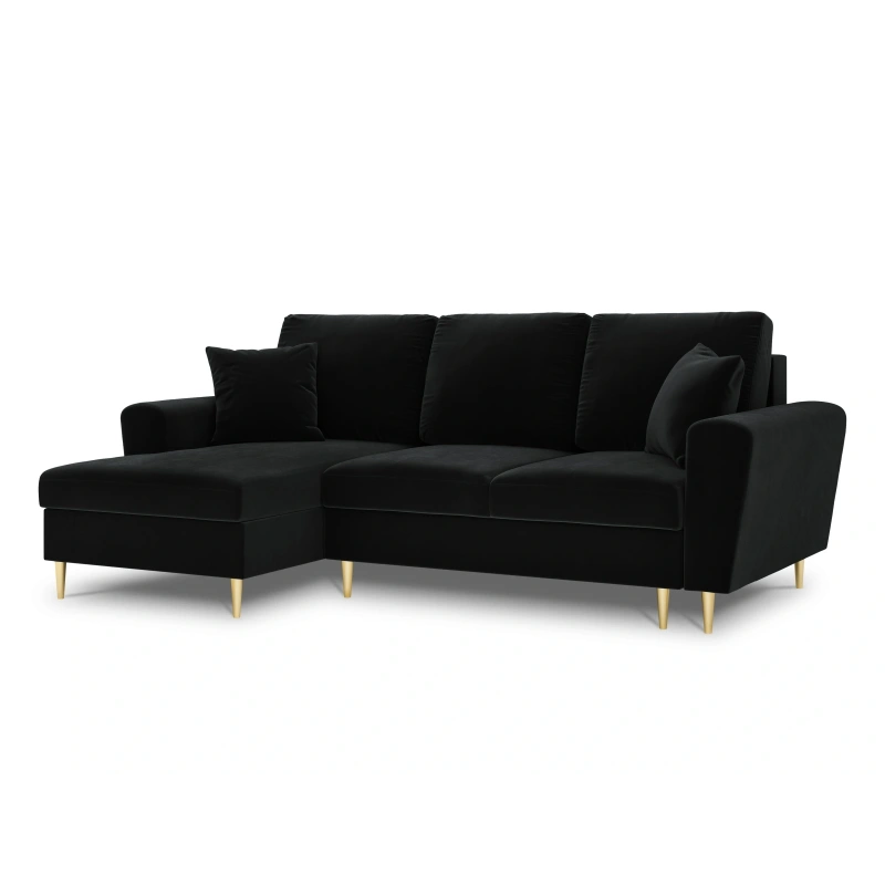 Narożnik aksamitny Kyoto z funkcją spania Cosmopolitan Design Narożnik aksamitny Kyoto z funkcją spania Cosmopolitan Design