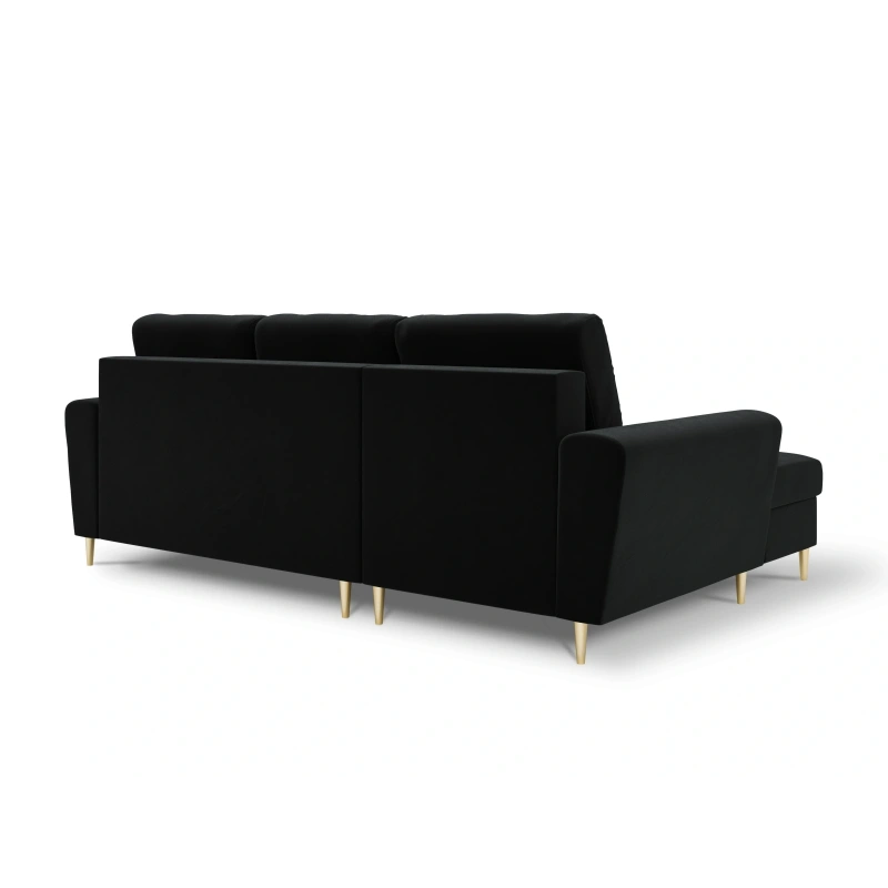 Narożnik aksamitny Kyoto z funkcją spania Cosmopolitan Design Narożnik aksamitny Kyoto z funkcją spania Cosmopolitan Design