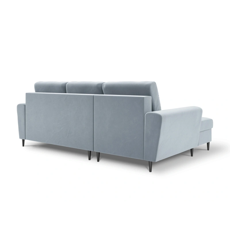 Narożnik aksamitny Kyoto z funkcją spania Cosmopolitan Design Narożnik aksamitny Kyoto z funkcją spania Cosmopolitan Design