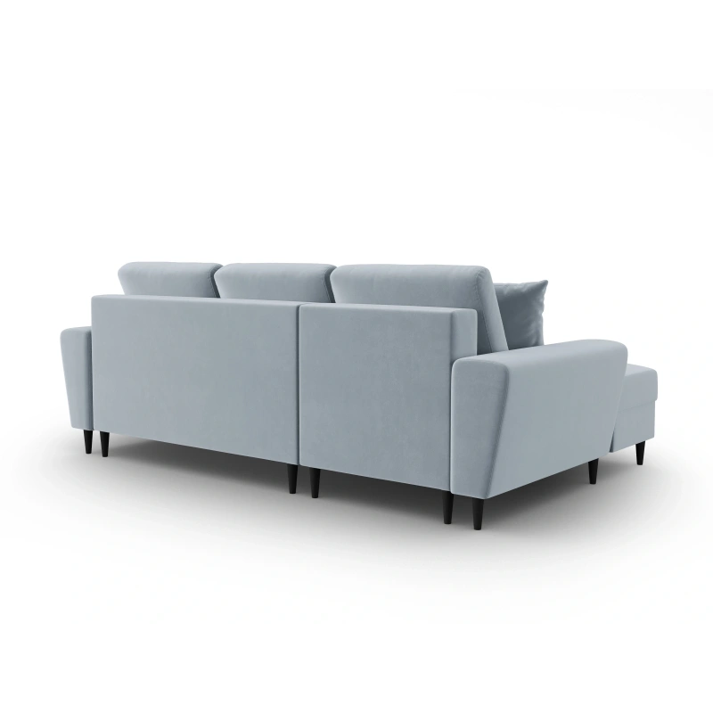 Narożnik aksamitny Kyoto z funkcją spania Cosmopolitan Design Narożnik aksamitny Kyoto z funkcją spania Cosmopolitan Design