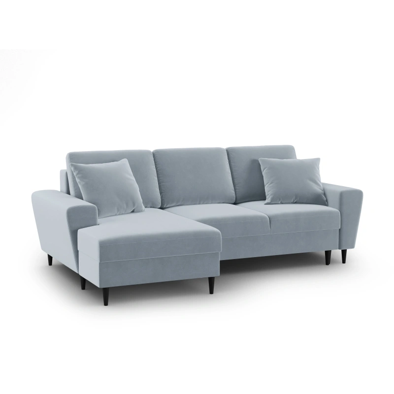 Narożnik aksamitny Kyoto z funkcją spania Cosmopolitan Design Narożnik aksamitny Kyoto z funkcją spania Cosmopolitan Design