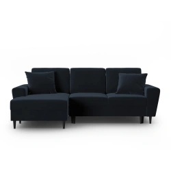 Narożnik aksamitny Kyoto z funkcją spania Cosmopolitan Design Narożnik aksamitny Kyoto z funkcją spania Cosmopolitan Design