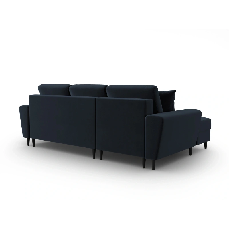 Narożnik aksamitny Kyoto z funkcją spania Cosmopolitan Design Narożnik aksamitny Kyoto z funkcją spania Cosmopolitan Design
