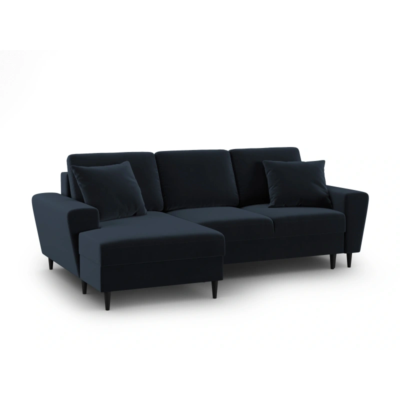 Narożnik aksamitny Kyoto z funkcją spania Cosmopolitan Design Narożnik aksamitny Kyoto z funkcją spania Cosmopolitan Design