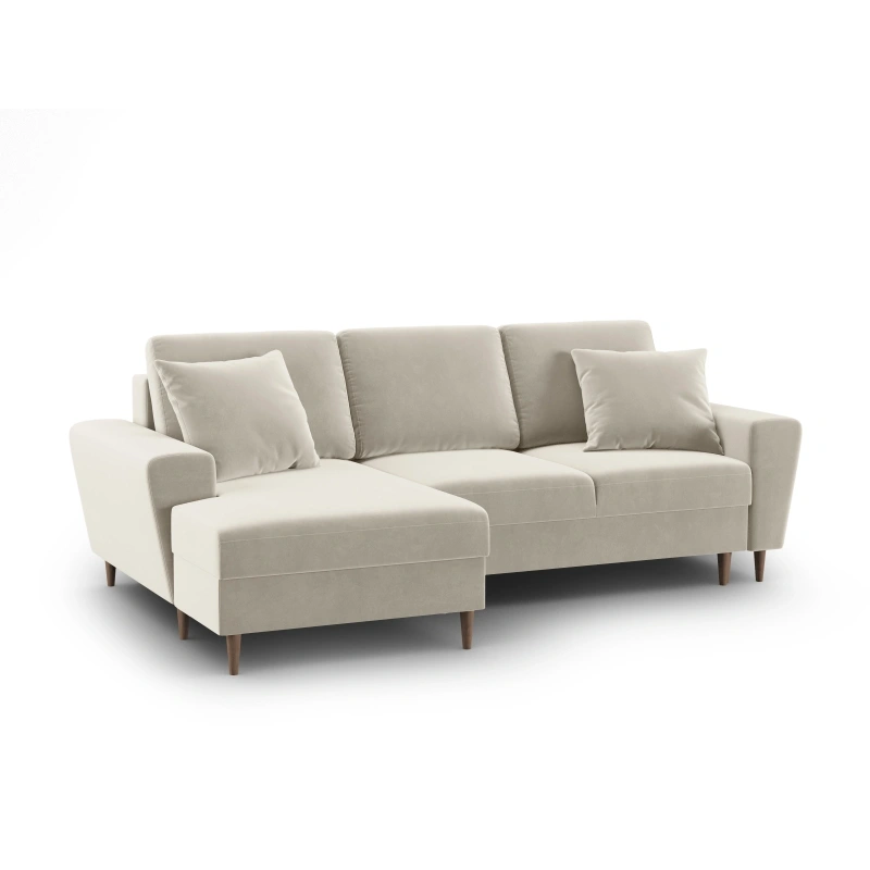 Narożnik aksamitny Kyoto z funkcją spania Cosmopolitan Design Narożnik aksamitny Kyoto z funkcją spania Cosmopolitan Design