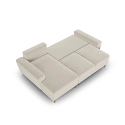 Narożnik aksamitny Kyoto z funkcją spania Cosmopolitan Design Narożnik aksamitny Kyoto z funkcją spania Cosmopolitan Design
