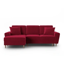 Narożnik aksamitny Kyoto z funkcją spania Cosmopolitan Design Narożnik aksamitny Kyoto z funkcją spania Cosmopolitan Design