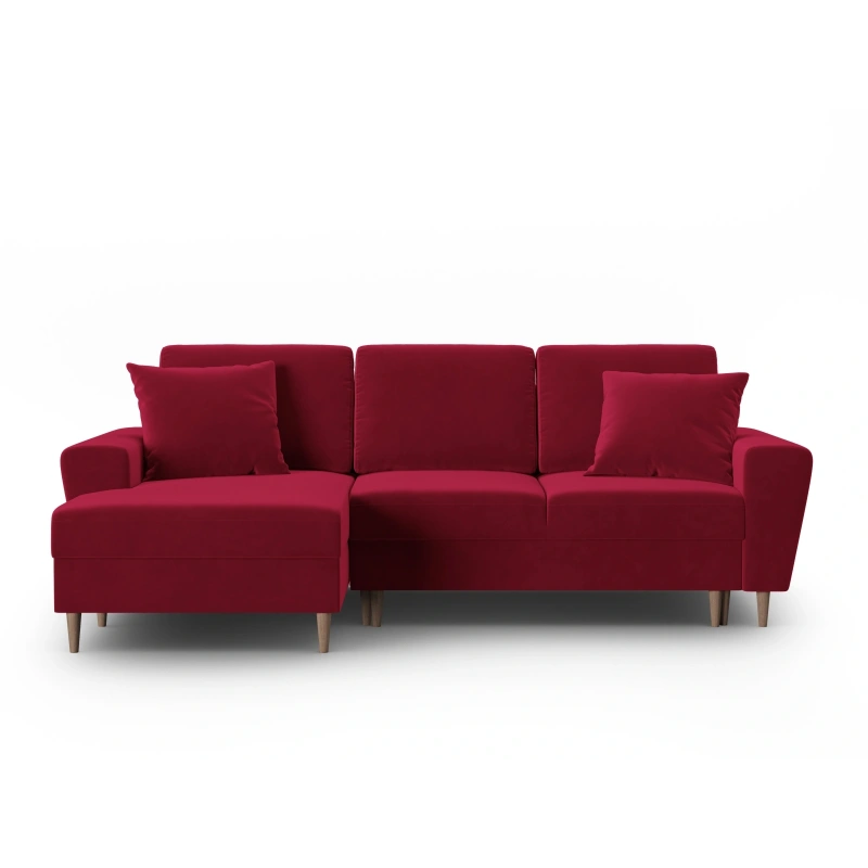 Narożnik aksamitny Kyoto z funkcją spania Cosmopolitan Design Narożnik aksamitny Kyoto z funkcją spania Cosmopolitan Design