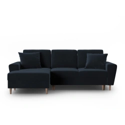 Narożnik aksamitny Kyoto z funkcją spania Cosmopolitan Design Narożnik aksamitny Kyoto z funkcją spania Cosmopolitan Design