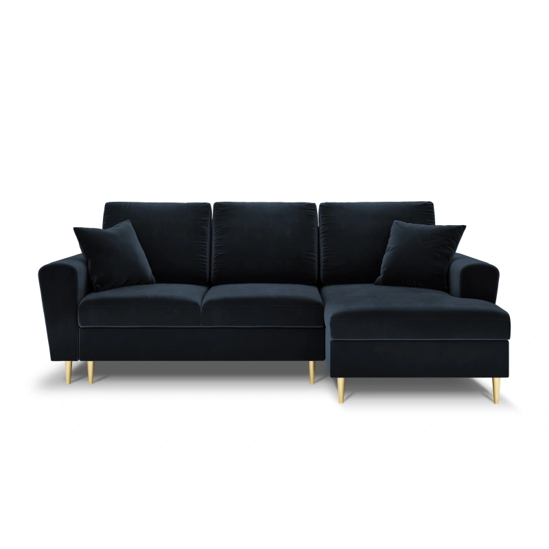 Narożnik aksamitny Kyoto z funkcją spania Cosmopolitan Design Narożnik aksamitny Kyoto z funkcją spania Cosmopolitan Design