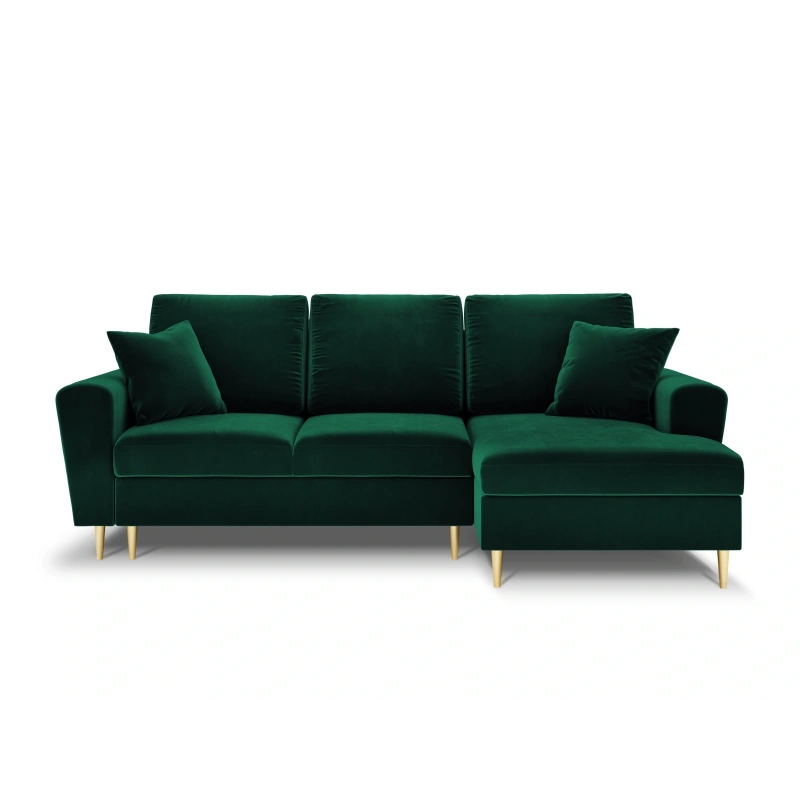 Narożnik aksamitny Kyoto z funkcją spania Cosmopolitan Design Narożnik aksamitny Kyoto z funkcją spania Cosmopolitan Design