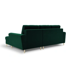 Narożnik aksamitny Kyoto z funkcją spania Cosmopolitan Design Narożnik aksamitny Kyoto z funkcją spania Cosmopolitan Design
