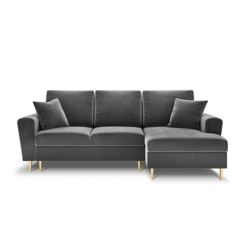 Narożnik aksamitny Kyoto z funkcją spania Cosmopolitan Design Narożnik aksamitny Kyoto z funkcją spania Cosmopolitan Design