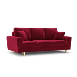 Sofa aksamitna 3 osobowa Kyoto z funkcją spania i pojemnikiem Sofa aksamitna 3 osobowa Kyoto z funkcją spania i pojemnikiem