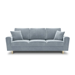 Sofa aksamitna 3 osobowa Kyoto z funkcją spania i pojemnikiem Sofa aksamitna 3 osobowa Kyoto z funkcją spania i pojemnikiem