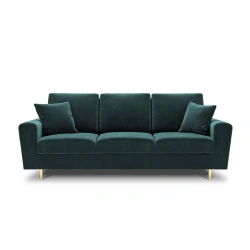 Sofa aksamitna 3 osobowa Kyoto z funkcją spania i pojemnikiem Sofa aksamitna 3 osobowa Kyoto z funkcją spania i pojemnikiem
