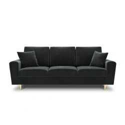 Sofa aksamitna 3 osobowa Kyoto z funkcją spania i pojemnikiem Sofa aksamitna 3 osobowa Kyoto z funkcją spania i pojemnikiem