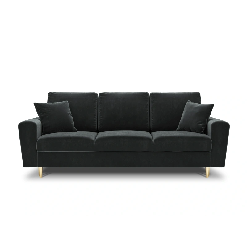 Sofa aksamitna 3 osobowa Kyoto z funkcją spania i pojemnikiem Sofa aksamitna 3 osobowa Kyoto z funkcją spania i pojemnikiem