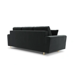 Sofa aksamitna 3 osobowa Kyoto z funkcją spania i pojemnikiem Sofa aksamitna 3 osobowa Kyoto z funkcją spania i pojemnikiem