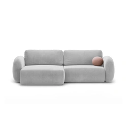 Narożnik aksamitny Tonale z funkcją spania Cosmopolitan Design Narożnik aksamitny Tonale z funkcją spania Cosmopolitan Design