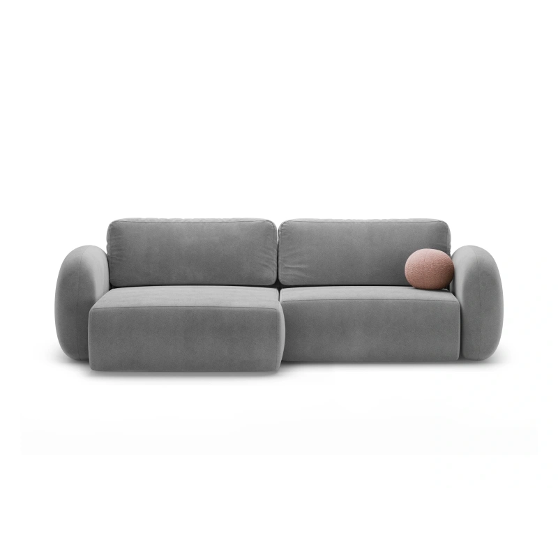 Narożnik aksamitny Tonale z funkcją spania Cosmopolitan Design Narożnik aksamitny Tonale z funkcją spania Cosmopolitan Design