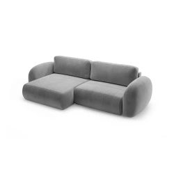 Narożnik aksamitny Tonale z funkcją spania Cosmopolitan Design Narożnik aksamitny Tonale z funkcją spania Cosmopolitan Design
