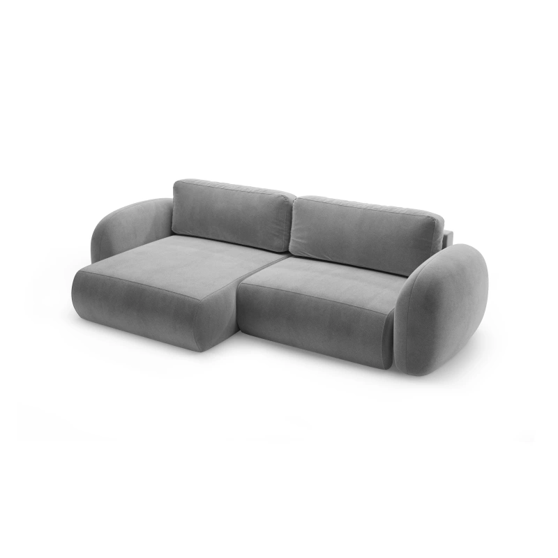 Narożnik aksamitny Tonale z funkcją spania Cosmopolitan Design Narożnik aksamitny Tonale z funkcją spania Cosmopolitan Design