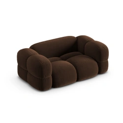 Sofa aksamitna 2-osobowa Loretto Cosmopolitan Design