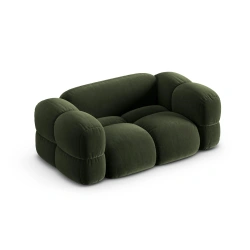 Sofa aksamitna 2-osobowa Loretto Cosmopolitan Design