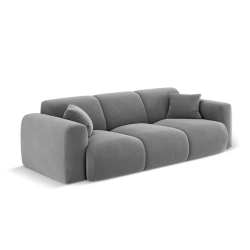 Sofa 3 osobowa Nolio tkanina aksamitna Casino Cosmopolitan Design