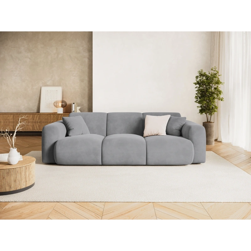 Sofa 3 osobowa Nolio tkanina aksamitna Casino Cosmopolitan Design
