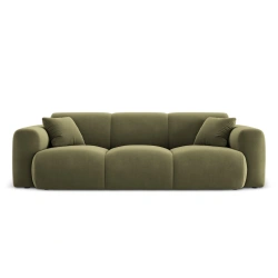 Sofa 3 osobowa Nolio tkanina aksamitna Casino Cosmopolitan Design