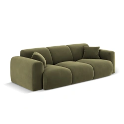 Sofa 3 osobowa Nolio tkanina aksamitna Casino Cosmopolitan Design