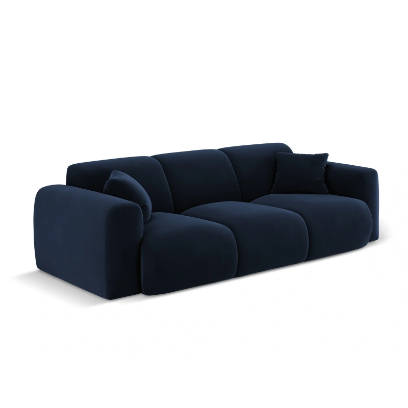 Sofa 3 osobowa Nolio tkanina aksamitna Casino Cosmopolitan Design