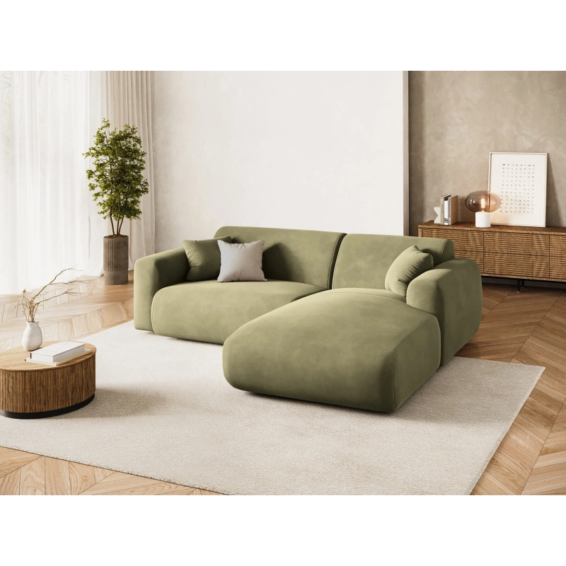 Mały narożnik 4 osobowy Nolio tkanina aksamitna Casino Cosmopolitan Design Mały narożnik 4 osobowy Nolio tkanina aksamitna Casino Cosmopolitan Design
