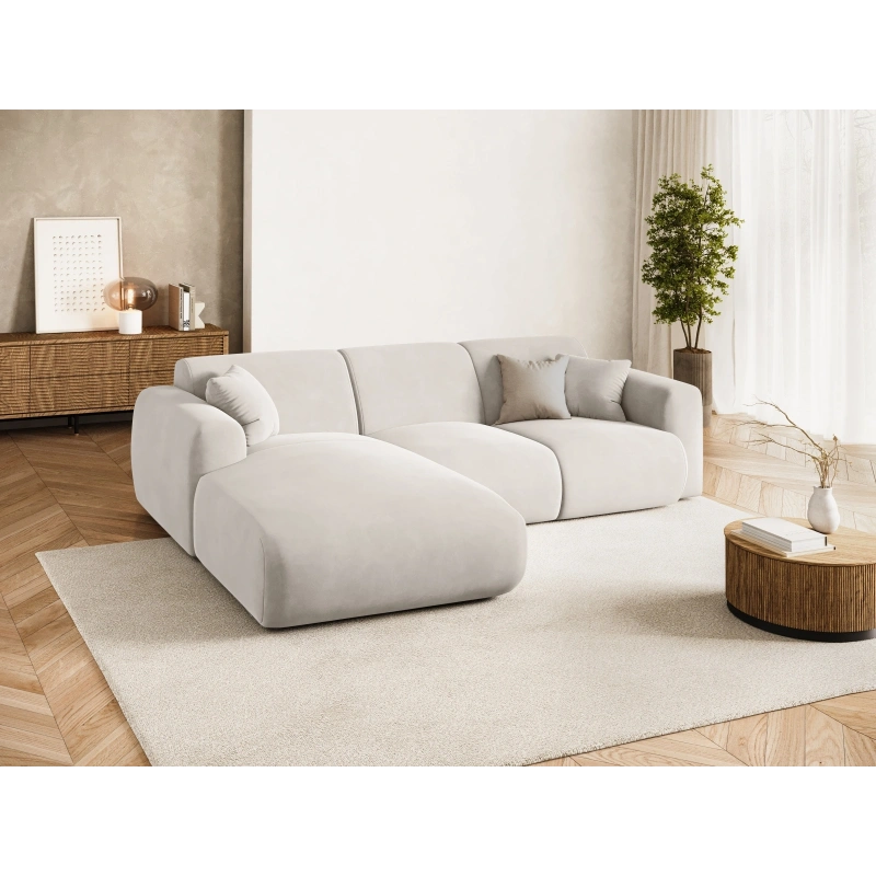 Narożnik 4 osobowy Nolio tkanina aksamitna Casino Cosmopolitan Design