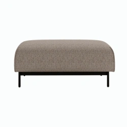 Elegancka Pufa Bueno na metalowym stelażu