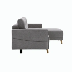 Nowoczesny narożnik L-kształtny Fray z funkcją spania i pojemnikiem Nowoczesny narożnik L-kształtny Fray z funkcją spania i pojemnikiem