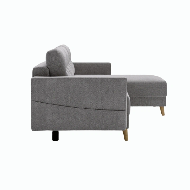 Nowoczesny narożnik L-kształtny Fray z funkcją spania i pojemnikiem Nowoczesny narożnik L-kształtny Fray z funkcją spania i pojemnikiem