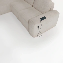 Narożnik L-kształtny Mori z funkcją spania i pojemnikiem na pościel Narożnik L-kształtny Mori z funkcją spania i pojemnikiem na pościel