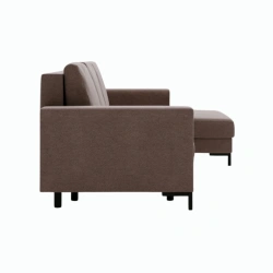 Elegancki narożnik L-kształtny Harvey z funkcją spania i pojemnikiem Elegancki narożnik L-kształtny Harvey z funkcją spania i pojemnikiem