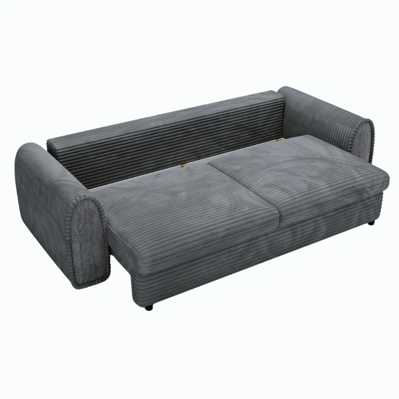 Sofa Nella z funkcją spania i pojemnikiem na pościel Sofa Nella z funkcją spania i pojemnikiem na pościel