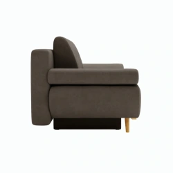 Pikowana sofa Raspberry z funkcją spania i pojemnikiem na pościel Pikowana sofa Raspberry z funkcją spania i pojemnikiem na pościel
